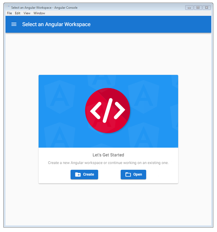 Angular Console - User UI Interface for CLI